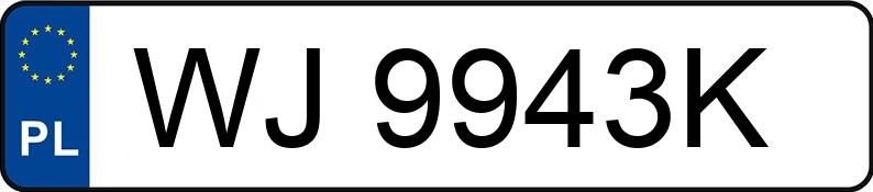 Numer rejestracyjny WJ 9943K posiada OPEL ASTRA - WJ9943K Numer rejestracyjny WJ 9943K posiada OPEL ASTRA - WJ9943K