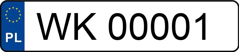 Numer rejestracyjny WK 00001 posiada DAEWOO / FSO Nubira 2.0 Kat. CDX - WK00001 Numer rejestracyjny WK 00001 posiada DAEWOO / FSO Nubira 2.0 Kat. CDX - WK00001