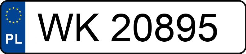 Numer rejestracyjny WK 20895 posiada MINI COOPER - WK20895