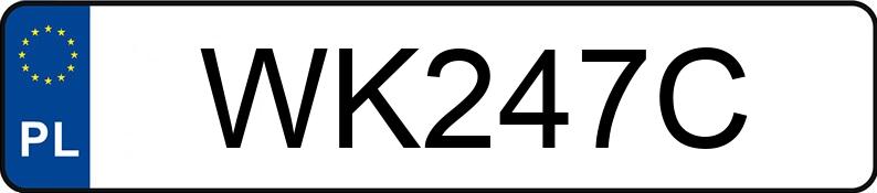 Numer rejestracyjny WK 247C posiada HONDA Crossowe CR 250 R - WK247C