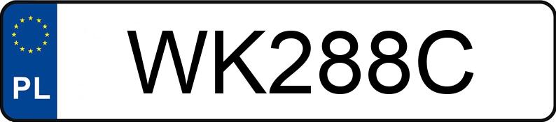 Numer rejestracyjny WK 288C posiada BMW R1200ST - WK288C Numer rejestracyjny WK 288C posiada BMW R1200ST - WK288C