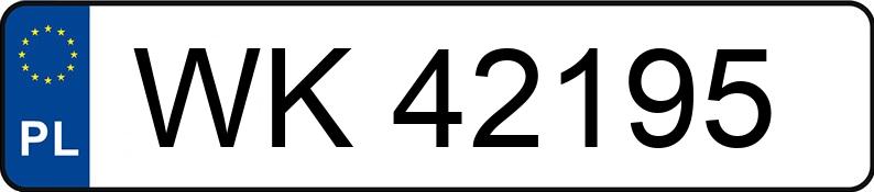 Numer rejestracyjny WK 42195 posiada MAZDA MX-5 - WK42195