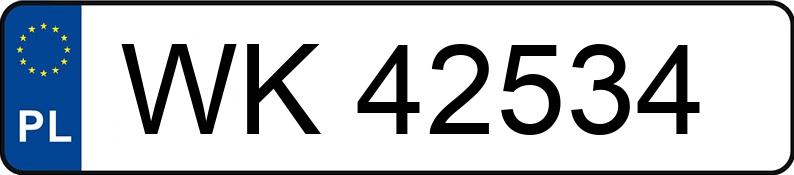 Numer rejestracyjny WK 42534 posiada BMW X3 XDRIVE20D - WK42534 Numer rejestracyjny WK 42534 posiada BMW X3 XDRIVE20D - WK42534