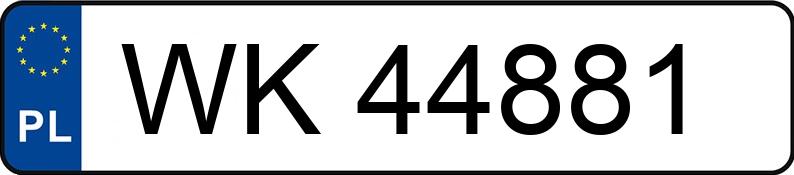 Numer rejestracyjny WK 44881 posiada KIA CEED - WK44881 Numer rejestracyjny WK 44881 posiada KIA CEED - WK44881