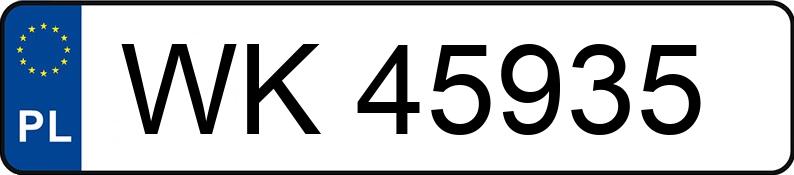 Numer rejestracyjny WK 45935 posiada VOLKSWAGEN Passat GP 2.0 TDI MR`00 E3 Trendline - WK45935 Numer rejestracyjny WK 45935 posiada VOLKSWAGEN Passat GP 2.0 TDI MR`00 E3 Trendline - WK45935