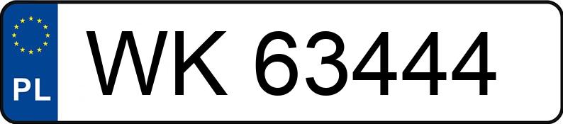 Numer rejestracyjny WK 63444 posiada FIAT Bravo II 1.6 M-jet MR`10 E5 Easy Dualogic - WK63444