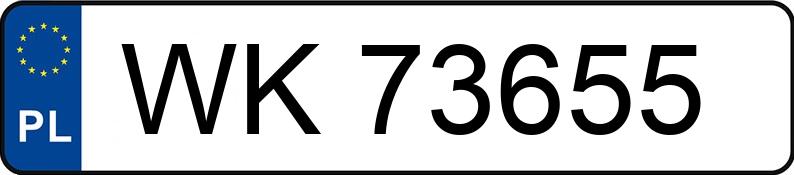 Numer rejestracyjny WK 73655 posiada VOLKSWAGEN GOLF - WK73655 Numer rejestracyjny WK 73655 posiada VOLKSWAGEN GOLF - WK73655