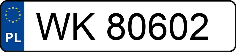 Numer rejestracyjny WK 80602 posiada BMW X3 - WK80602