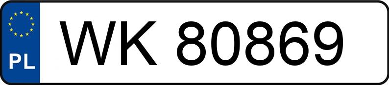 Numer rejestracyjny WK 80869 posiada RENAULT T HD001 - WK80869