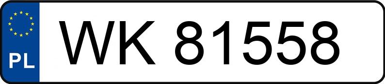 Numer rejestracyjny WK 81558 posiada KIA Carens 1.7 CRDi MR`13 E5 XL Aut. - WK81558 Numer rejestracyjny WK 81558 posiada KIA Carens 1.7 CRDi MR`13 E5 XL Aut. - WK81558