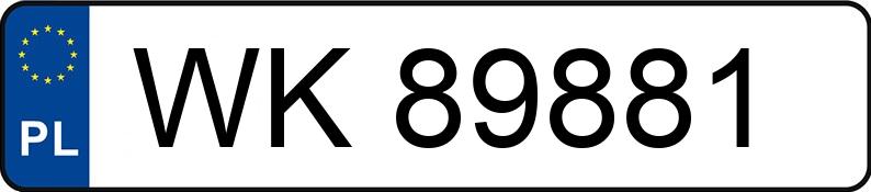 Numer rejestracyjny WK 89881 posiada FORD Mondeo 2.0 MR`07 E4 Gold X - WK89881