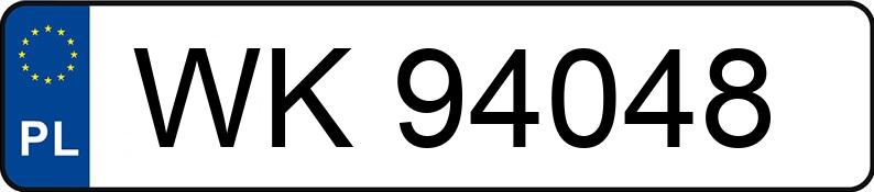 Numer rejestracyjny WK 94048 posiada BMW 330 Diesel DPF MR`04 E4 E90 330 Diesel DPF MR`04 E4 E90 - WK94048