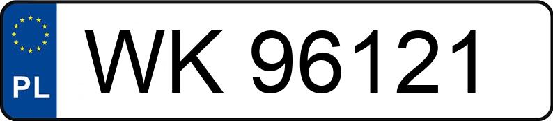 Numer rejestracyjny WK 96121 posiada MAZDA RX-8 - WK96121