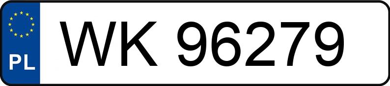 Numer rejestracyjny WK 96279 posiada TOYOTA AURIS - WK96279