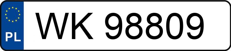 Numer rejestracyjny WK 98809 posiada FORD S-MAX - WK98809