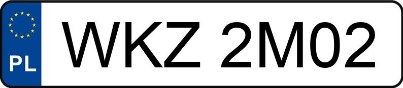 Numer rejestracyjny WKZ 2M02 posiada ZETOR 5245 - WKZ2M02