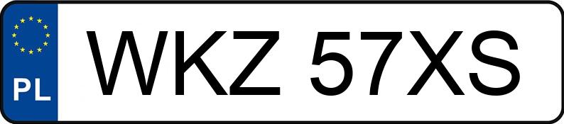 Numer rejestracyjny WKZ 57XS posiada MAZDA Premacy 2.0 Kat. MR`01 E3 Touring - WKZ57XS