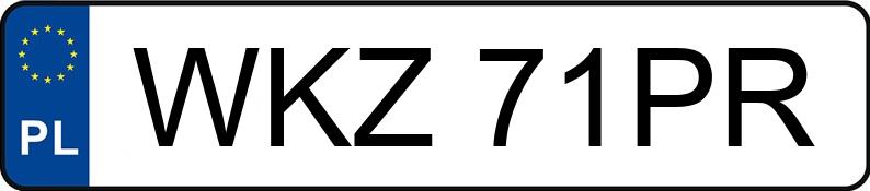 Numer rejestracyjny WKZ 71PR posiada VOLKSWAGEN Passat B5 1.9 TDI MR`96 E2 Trendline - WKZ71PR