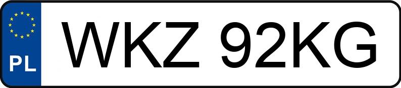 Numer rejestracyjny WKZ 92KG posiada NISSAN PRIMERA 1.6 16V - WKZ92KG Numer rejestracyjny WKZ 92KG posiada NISSAN PRIMERA 1.6 16V - WKZ92KG