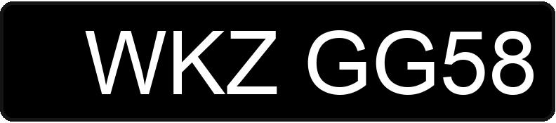 Numer rejestracyjny WKZ GG58 posiada FIAT 126 EL - WKZGG58