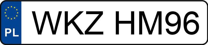 Numer rejestracyjny WKZ HM96 posiada BMW 330 Coupe Diesel DPF MR`06 E5 E92 xDrive - WKZHM96