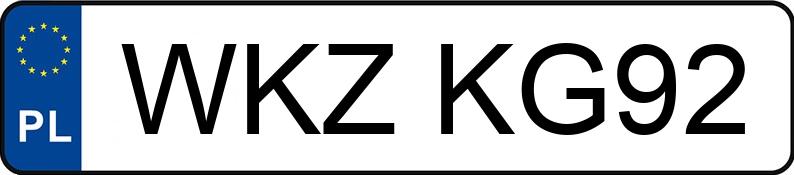 Numer rejestracyjny WKZ KG92 posiada AUDI A3 1.9 TDi Kat. MR`96 8L Ambition - WKZKG92 Numer rejestracyjny WKZ KG92 posiada AUDI A3 1.9 TDi Kat. MR`96 8L Ambition - WKZKG92
