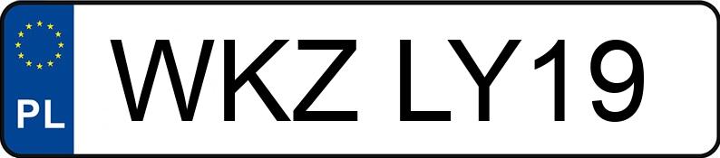 Numer rejestracyjny WKZ LY19 posiada FIAT PANDA - WKZLY19 Numer rejestracyjny WKZ LY19 posiada FIAT PANDA - WKZLY19