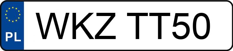 Numer rejestracyjny WKZ TT50 posiada OPEL VIVARO - WKZTT50 Numer rejestracyjny WKZ TT50 posiada OPEL VIVARO - WKZTT50