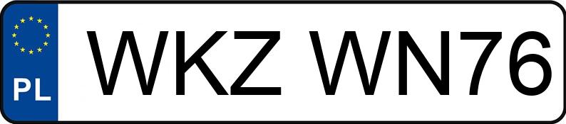 Numer rejestracyjny WKZ WN76 posiada OPEL Corsa D 1.0 MR`06 E4 Essentia - WKZWN76