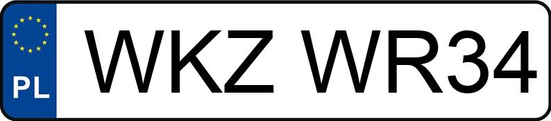Numer rejestracyjny WKZ WR34 posiada OPEL Crossland X 1.2 MR`17 E6 Elite S&S - WKZWR34