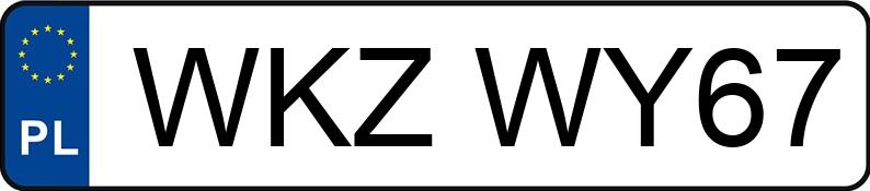 Numer rejestracyjny WKZ WY67 posiada CITROEN BERLINGO - WKZWY67 Numer rejestracyjny WKZ WY67 posiada CITROEN BERLINGO - WKZWY67