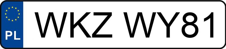 Numer rejestracyjny WKZ WY81 posiada HYUNDAI I40 - WKZWY81