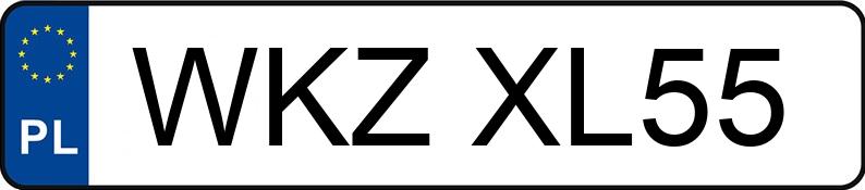 Numer rejestracyjny WKZ XL55 posiada ALFA ROMEO 33 1.7 Kat. ie - WKZXL55