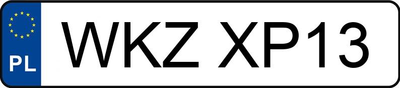 Numer rejestracyjny WKZ XP13 posiada BMW X1 2.0 Diesel MR`13 E5 E84 sDrive16d - WKZXP13