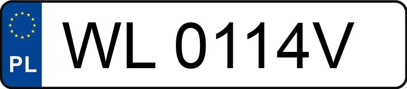 Numer rejestracyjny WL 0114V posiada KIA SPORTAGE - WL0114V Numer rejestracyjny WL 0114V posiada KIA SPORTAGE - WL0114V