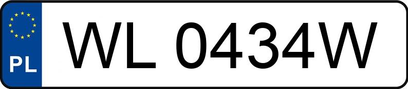 Numer rejestracyjny WL 0434W posiada BMW 320D ES - WL0434W