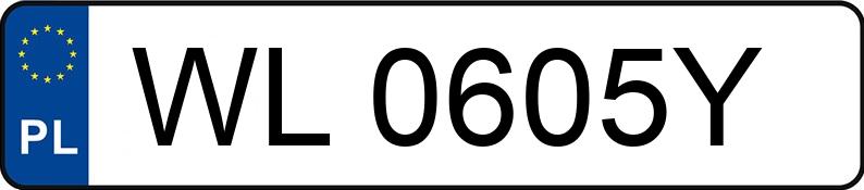 Numer rejestracyjny WL 0605Y posiada SKODA SUPERB - WL0605Y