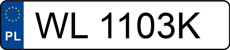 Numer rejestracyjny WL 1103K posiada SAAB 9-3 - WL1103K