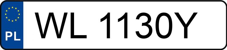 Numer rejestracyjny WL 1130Y posiada PEUGEOT 406 - WL1130Y