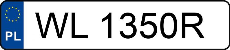 Numer rejestracyjny WL 1350R posiada BMW 320 TD - WL1350R