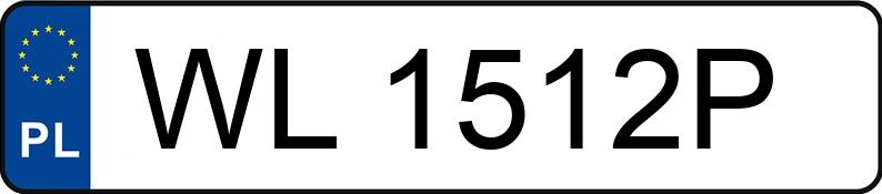 Numer rejestracyjny WL 1512P posiada SUZUKI GRAND VITARA XL 7 - WL1512P