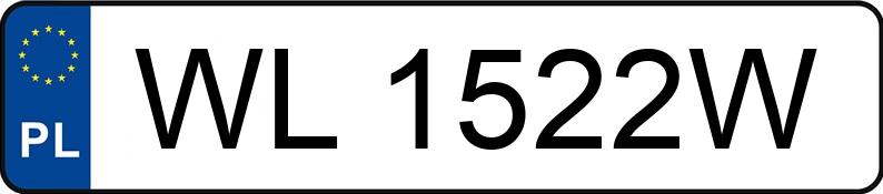 Numer rejestracyjny WL 1522W posiada MG MG HS - WL1522W
