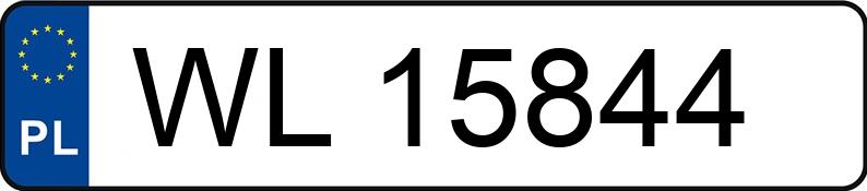 Numer rejestracyjny WL 15844 posiada CITROEN N XSARA - WL15844