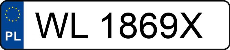 Numer rejestracyjny WL 1869X posiada CITROEN C4 - WL1869X