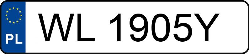 Numer rejestracyjny WL 1905Y posiada MITSUBISHI LANCER - WL1905Y