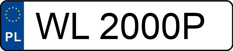 Numer rejestracyjny WL 2000P posiada MERCEDES-BENZ G 63 AMG MR`18 E6d W463 - WL2000P