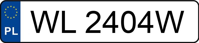 Numer rejestracyjny WL 2404W posiada BMW M3 - WL2404W Numer rejestracyjny WL 2404W posiada BMW M3 - WL2404W