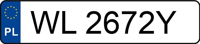 Numer rejestracyjny WL 2672Y posiada SUZUKI S-CROSS - WL2672Y