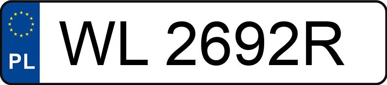 Numer rejestracyjny WL 2692R posiada FORD MONDEO - WL2692R