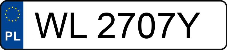 Numer rejestracyjny WL 2707Y posiada AUDI A4 - WL2707Y